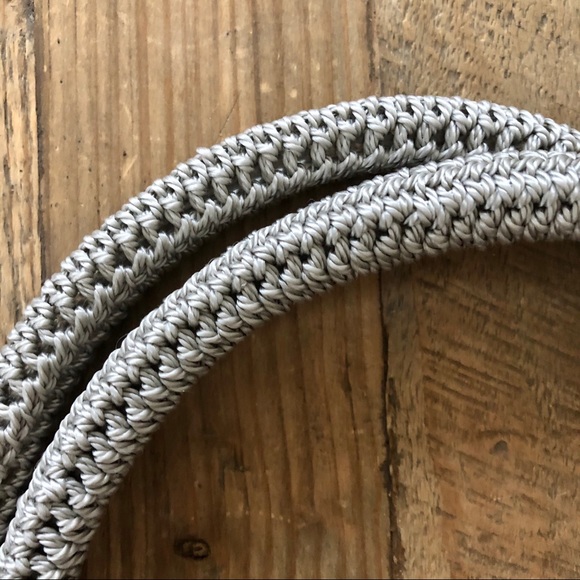 Khaki/tan Crochet Bag by Chateau - Picture 5 of 9